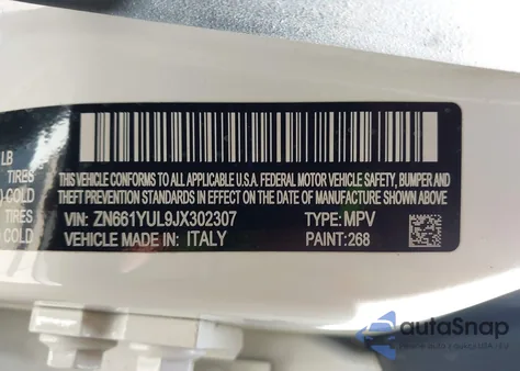 2018 Maserati Levante S Granlusso from USA, damaged, VIN ZN661YUL9JX302307